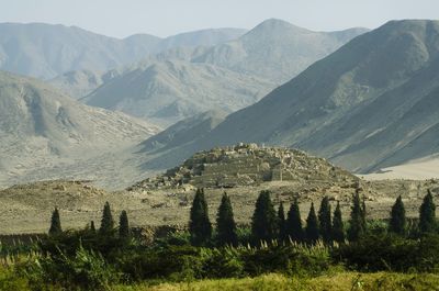 Scenic view of mountains