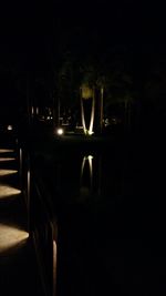 Light trails at night