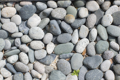 Full frame shot of pebbles