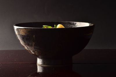 Close-up of illuminated lamp