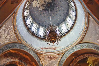 Low angle view of ceiling