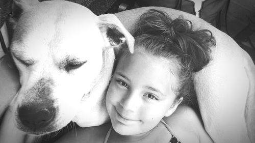 Close-up portrait of young woman