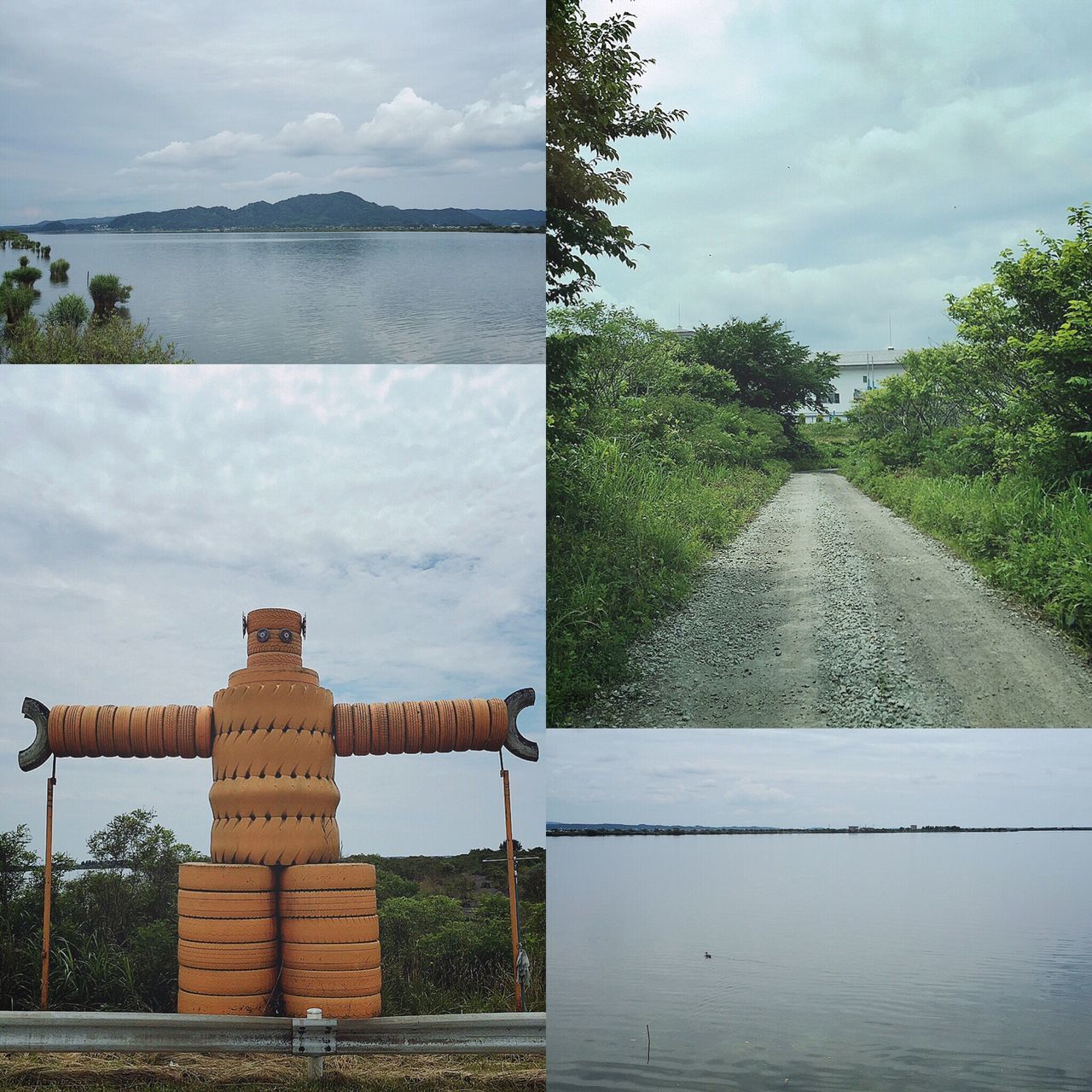 sky, cloud - sky, water, cloud, cloudy, lake, tree, river, tranquility, tranquil scene, mountain, nature, grass, scenics, day, beauty in nature, outdoors, landscape, green color, no people, plant, non-urban scene, idyllic, weather, growth, overcast, rippled, remote, the way forward, non urban scene