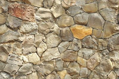 Full frame shot of stone wall
