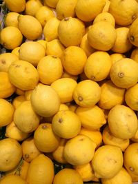 Full frame shot of fruits for sale in market