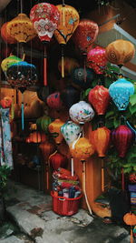 View of market stall for sale
