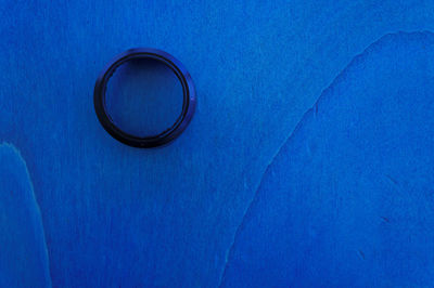 Full frame shot of blue wall