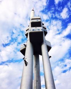 Low angle view of built structure against sky