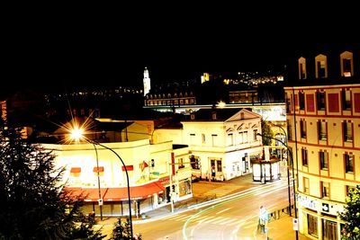 City street at night