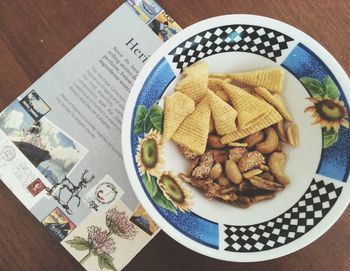 Close-up of food in plate