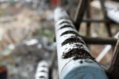 Close-up of pipe