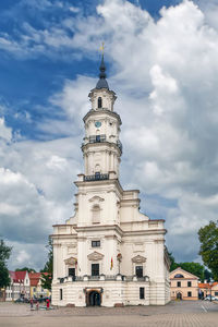 Low angle view of church against sky