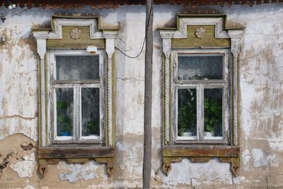 Close-up of window