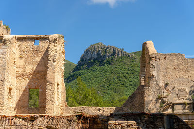 Ruins of the monastery of la murta in alzira, valencia.