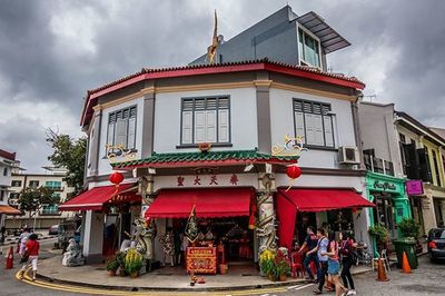 Built structure against cloudy sky