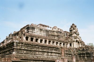 Low angle view of old cathedral against sky