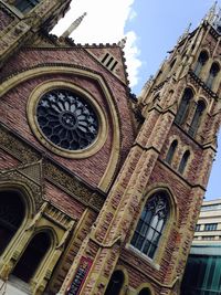 Low angle view of historical building
