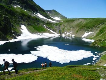 Scenic view of mountains