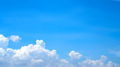 Low angle view of clouds in sky