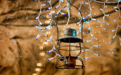 Lantern with lights