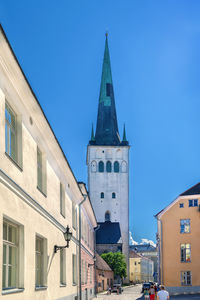 Low angle view of building against sky