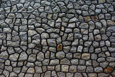 Full frame shot of paving stone