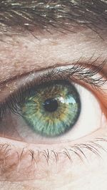 Close-up portrait of human eye