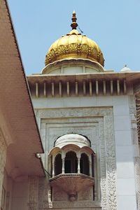 Low angle view of cathedral against clear sky