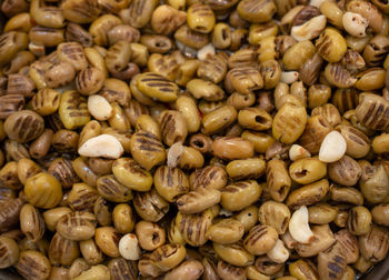 Full frame shot of beans at market