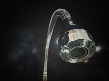 Low angle view of shower head