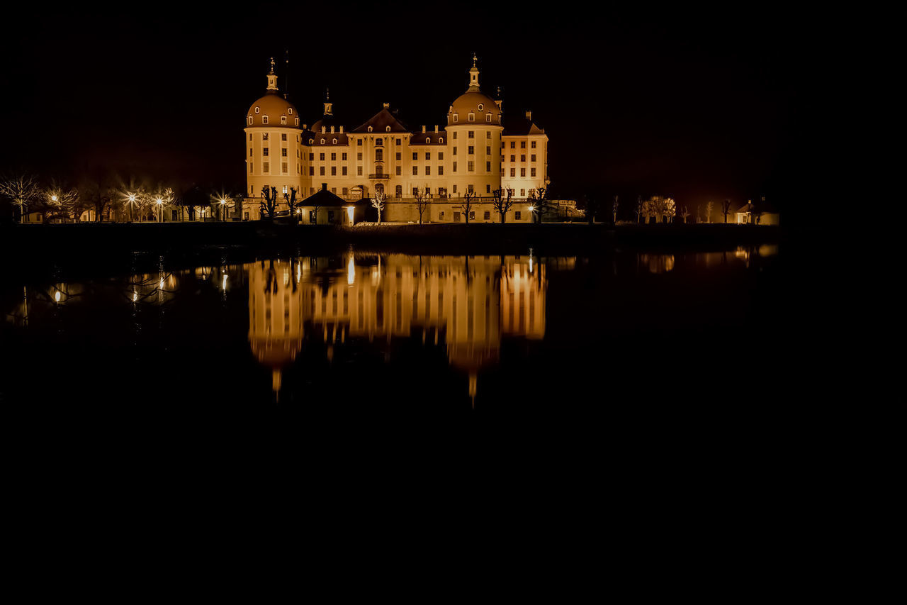 REFLECTION OF BUILDINGS IN WATER