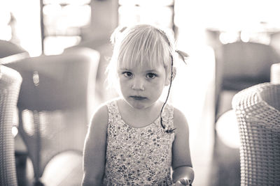 Close-up portrait of girl