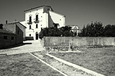 View of old building against sky