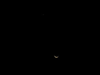 Close-up of moon at night