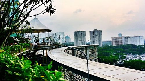 Built structure with trees in background