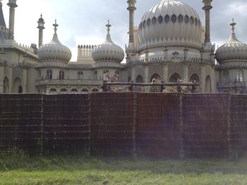 Low angle view of mosque