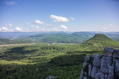 Scenic view of landscape against sky