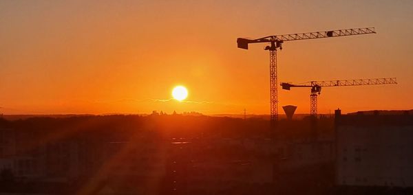 Sunrise over rennes