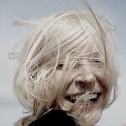 Close-up of young woman