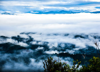 Low angle view of clouds in sky