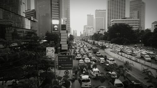 City street with buildings in background