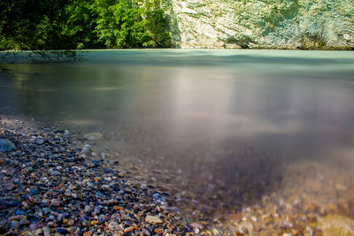 Scenic view of lake