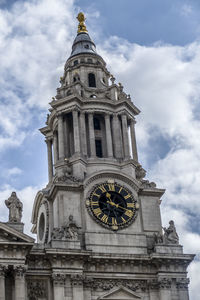 The tower clock of st. paul cathedral
