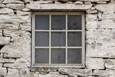Window of old building