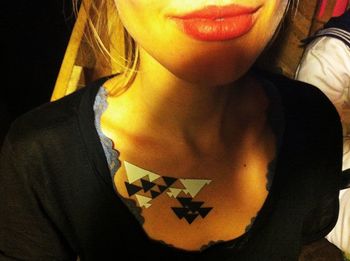 Close-up of young woman