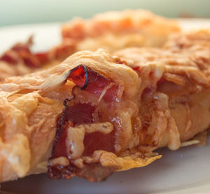 Close-up of meat in plate