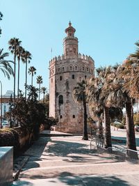 View of historical building against sky