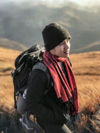 Photograph at mt. pulag peak