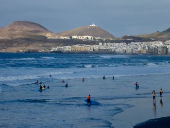 People on beach