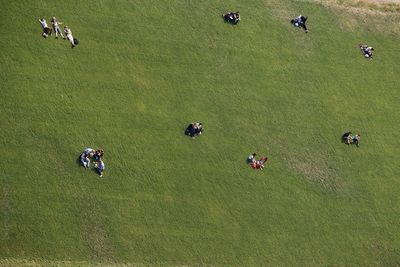 Group of people in park